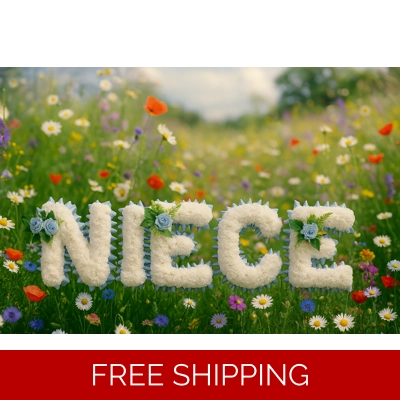 Niece Funeral Flower Tribute